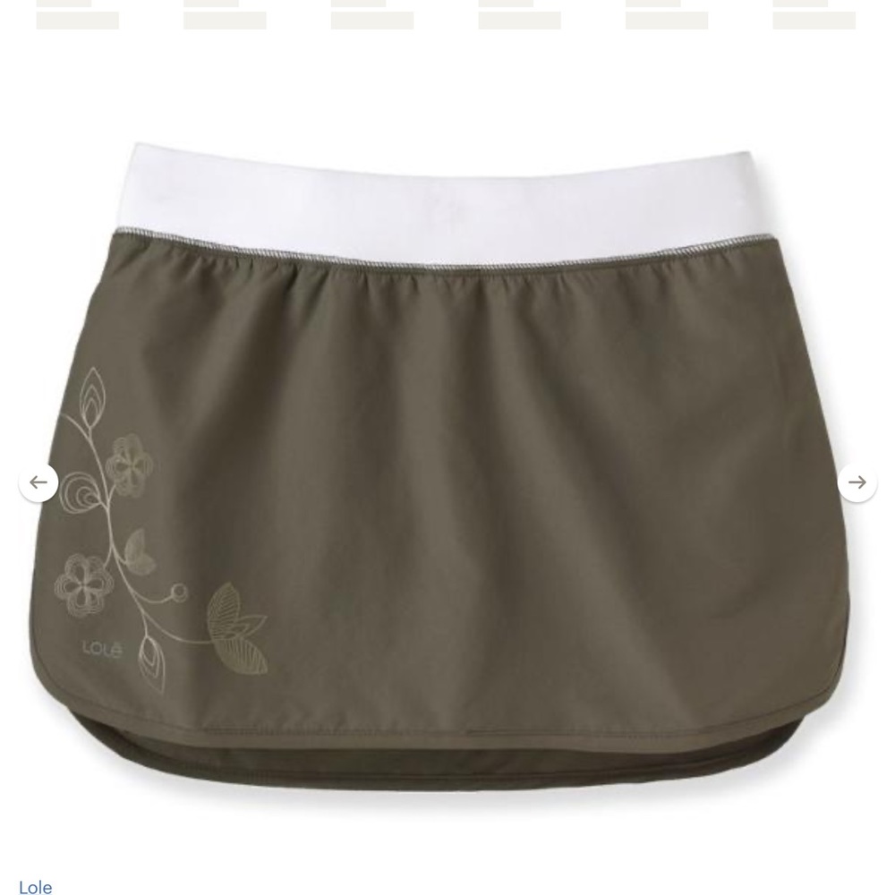 Lole Athletic/Running Skort - Floral Appliqué